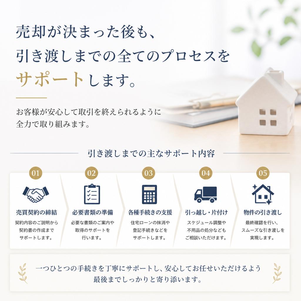 5. 引き渡しまでの安心サポート
