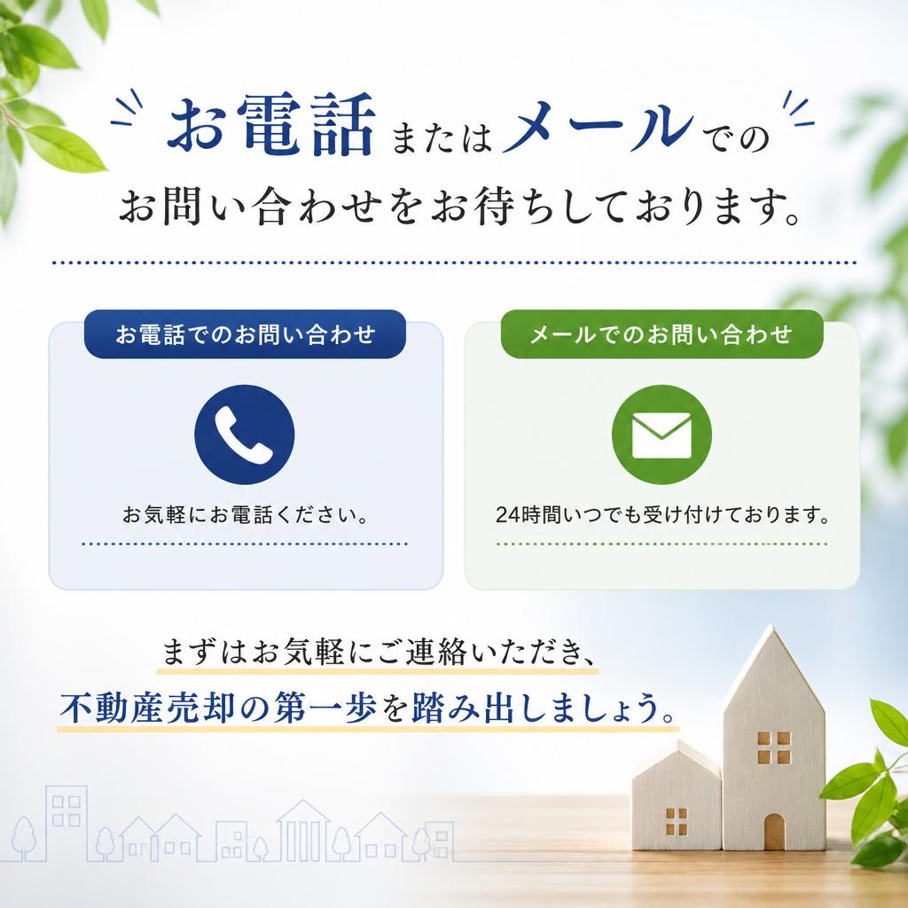 7. お問い合わせは簡単！さあ、第一歩を