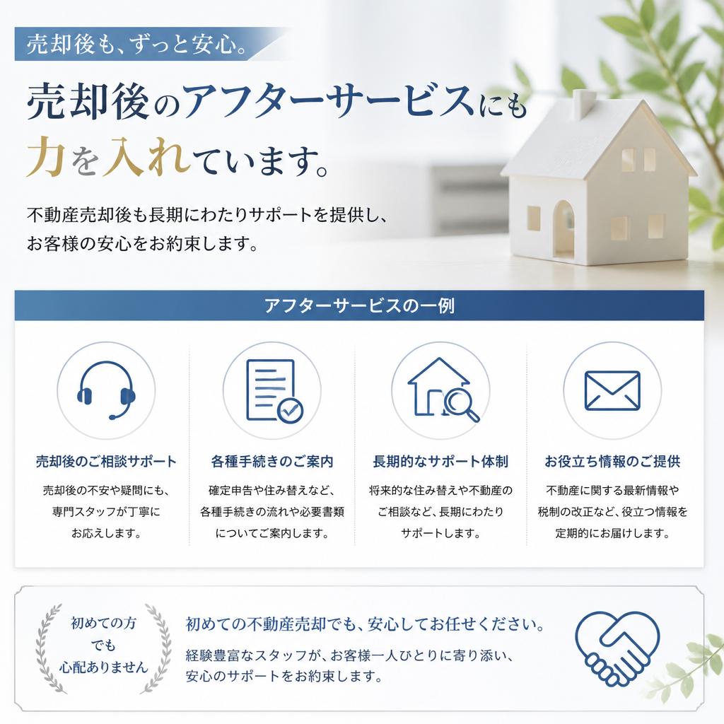 5. 売却サポートの充実