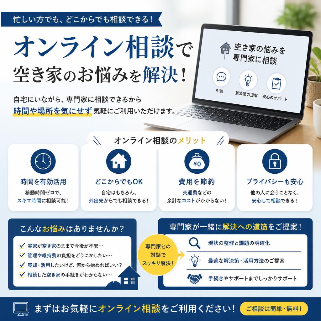 オンライン相談の便利さ