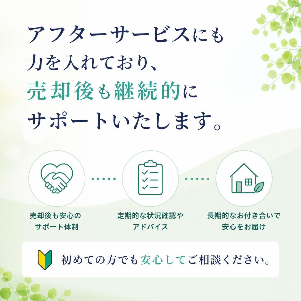 安心のサポート体制