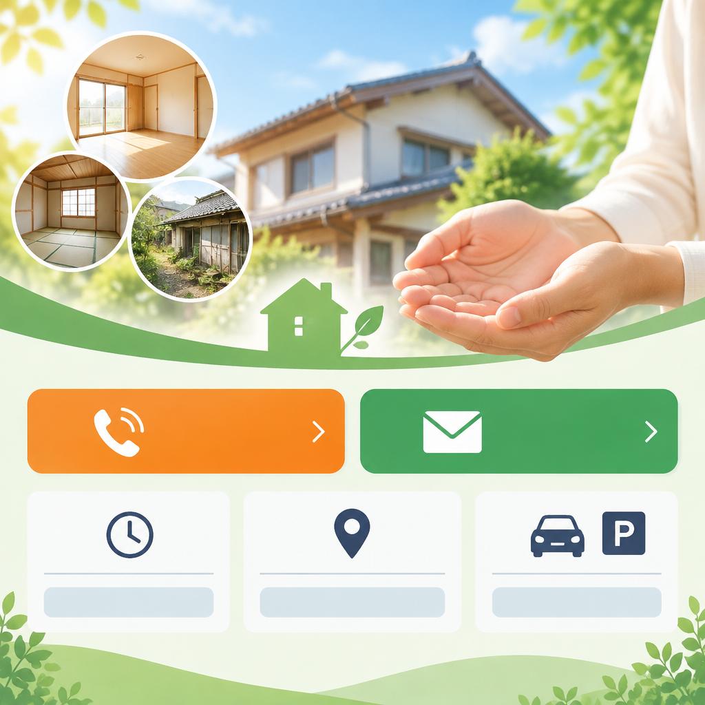 空き家のこれからを、まずは無料査定で相談しませんか？