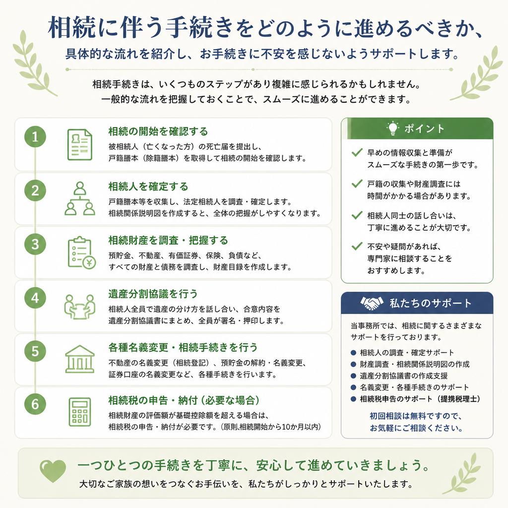 スムーズな相続手続き