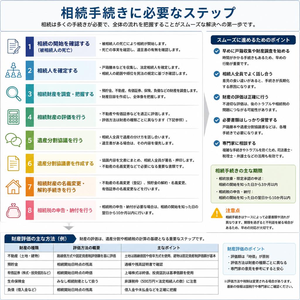相続手続きの流れ