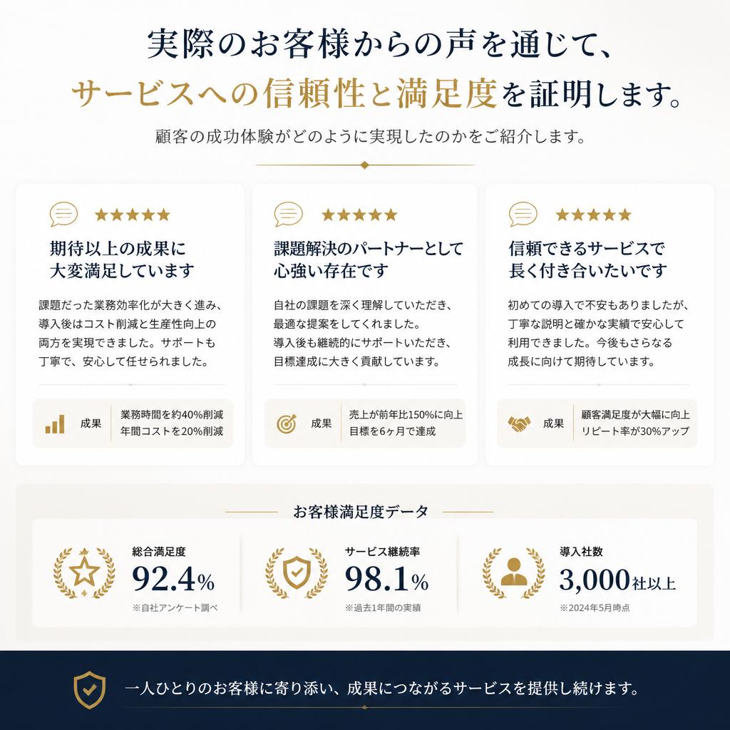 5. お客様の声