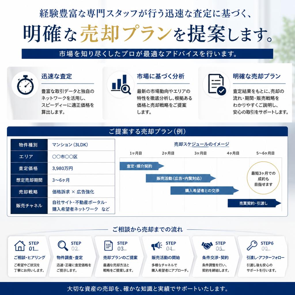 迅速な査定と明確なアドバイス