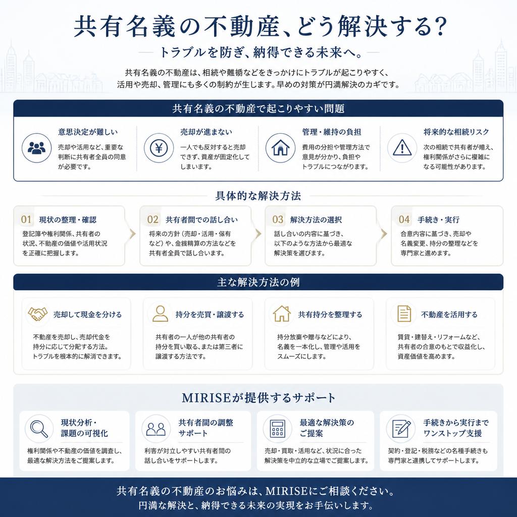 共有名義の家：解決への道