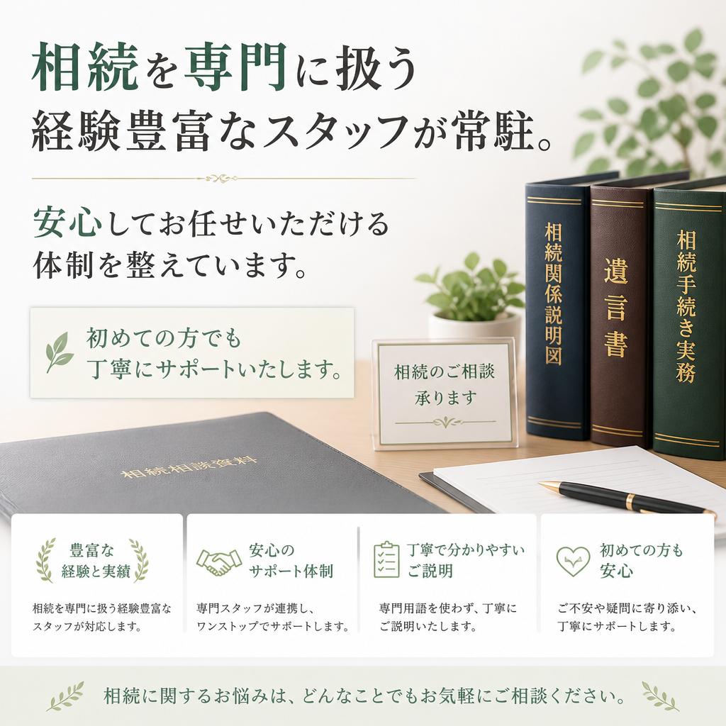 専門スタッフがサポート