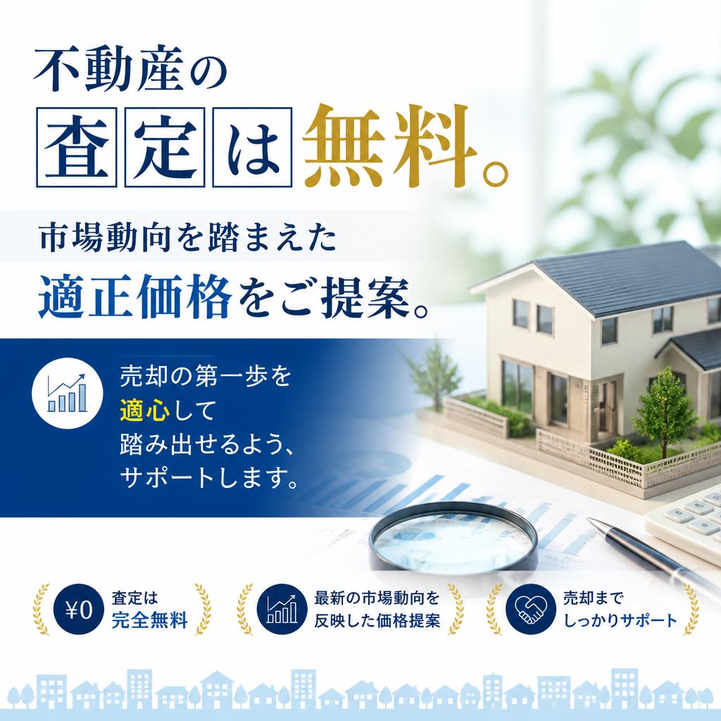 無料査定で安心スタート