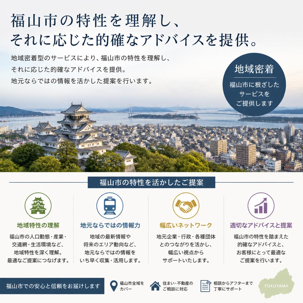 地域の特性を理解したアドバイス｜安心のサポート体制