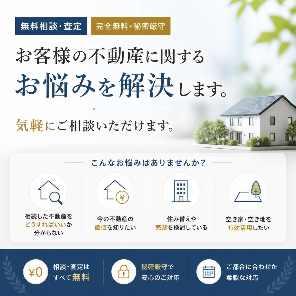 初回相談・査定が無料！