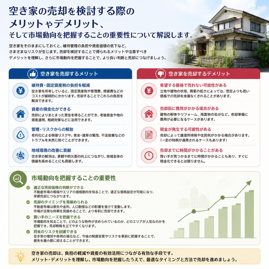 売却のメリットとデメリット