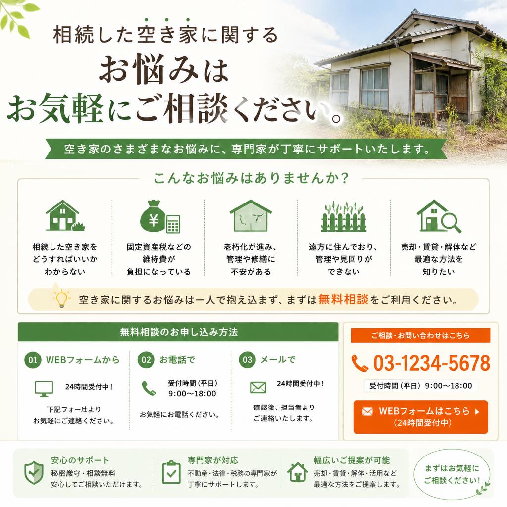 まずは無料相談から！