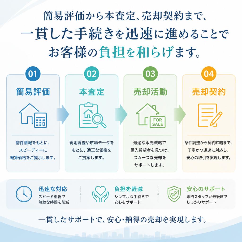 4. スムーズな売却プロセス