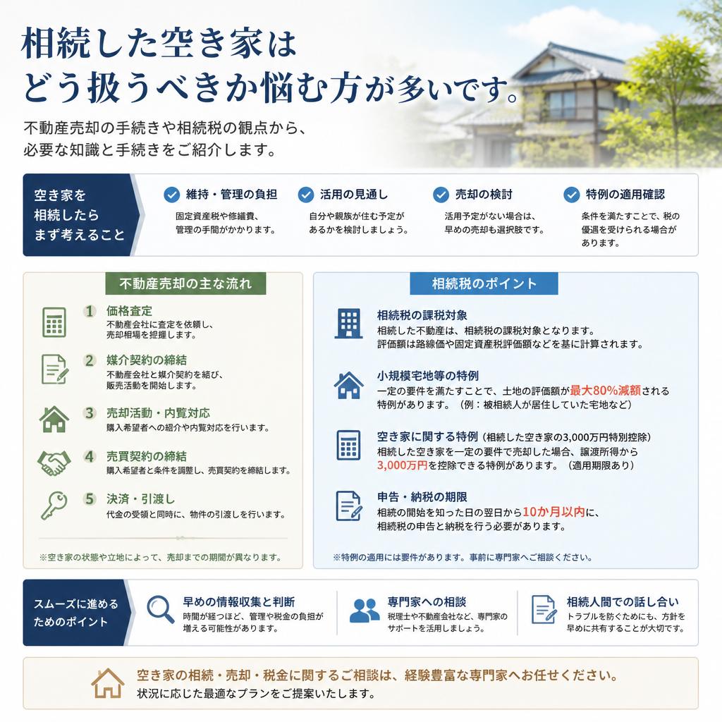 相続した空き家の対応