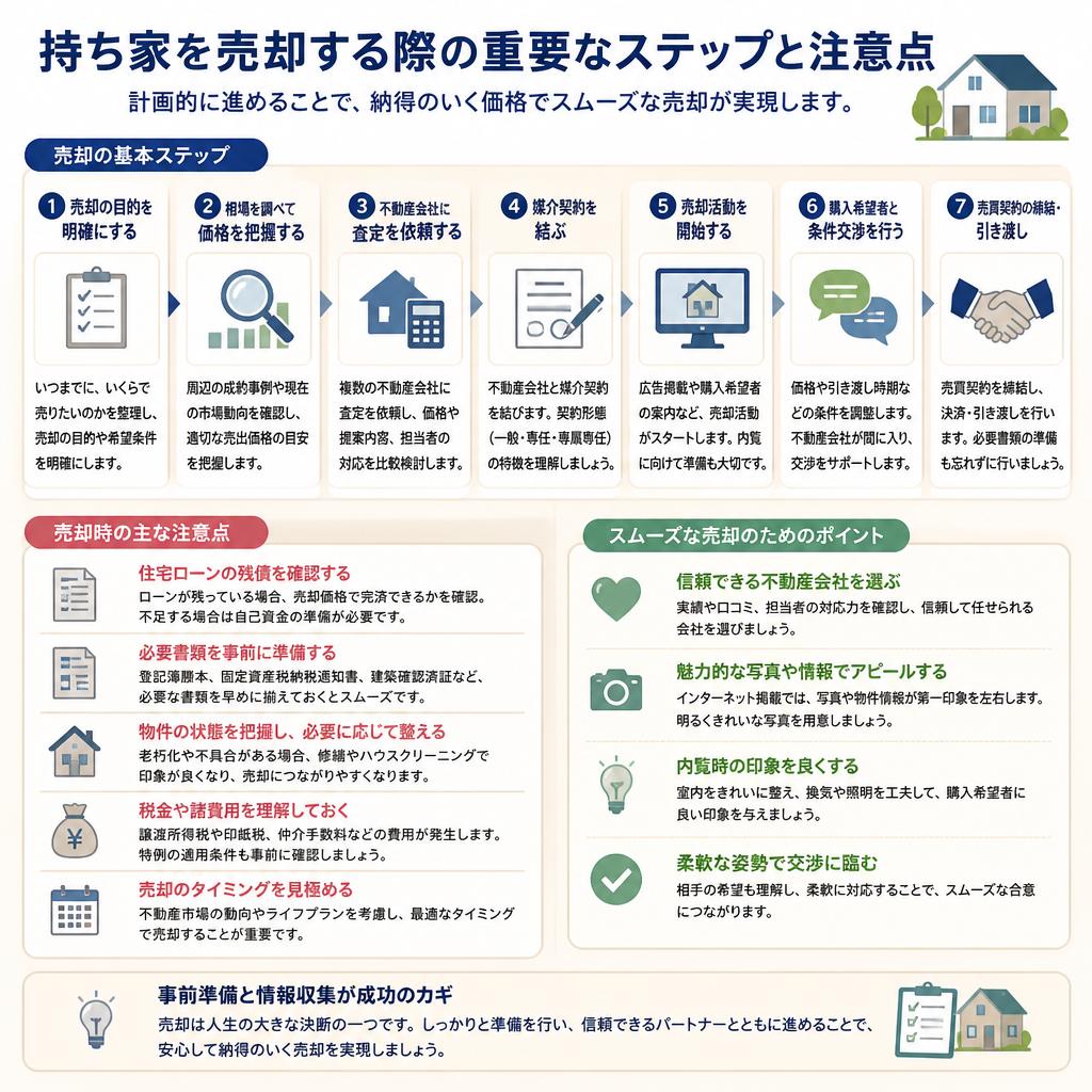 後悔しないための売却プロセス