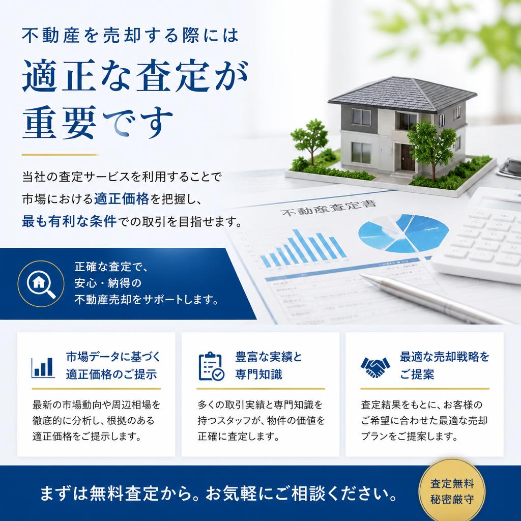 売却時の査定とサポート体制