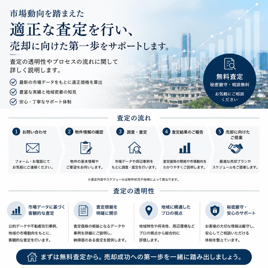 専門的な査定サポート