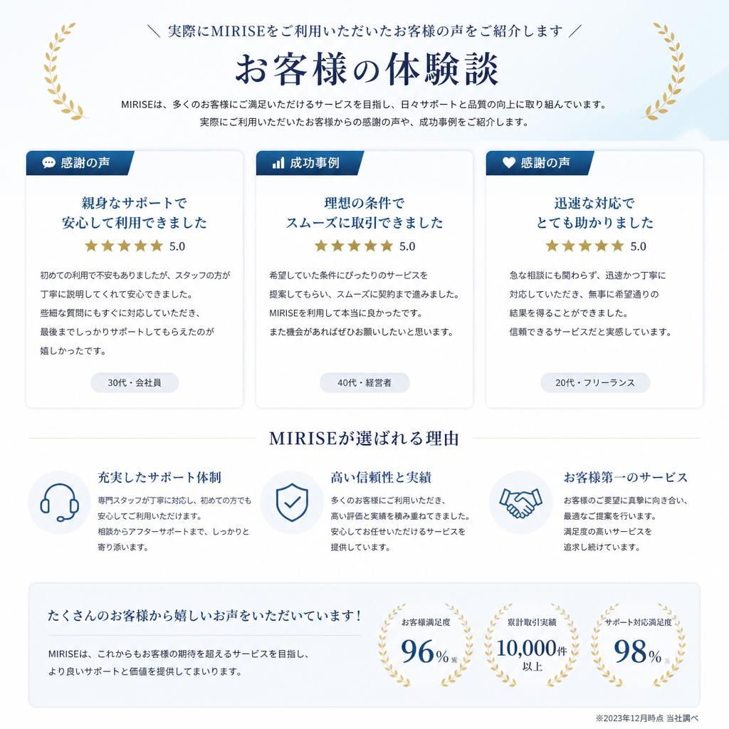 お客様の声