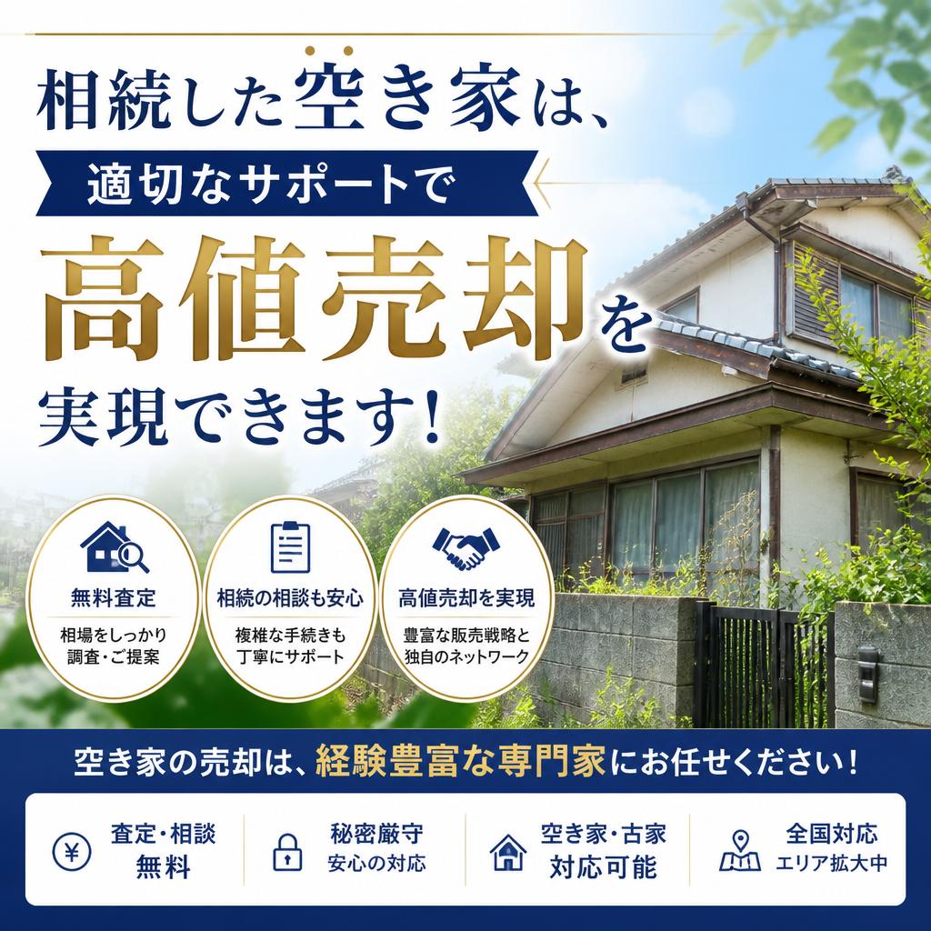 相続した空き家どうする？｜福山市MIRISEが高値売却と手続きまで徹底サポート