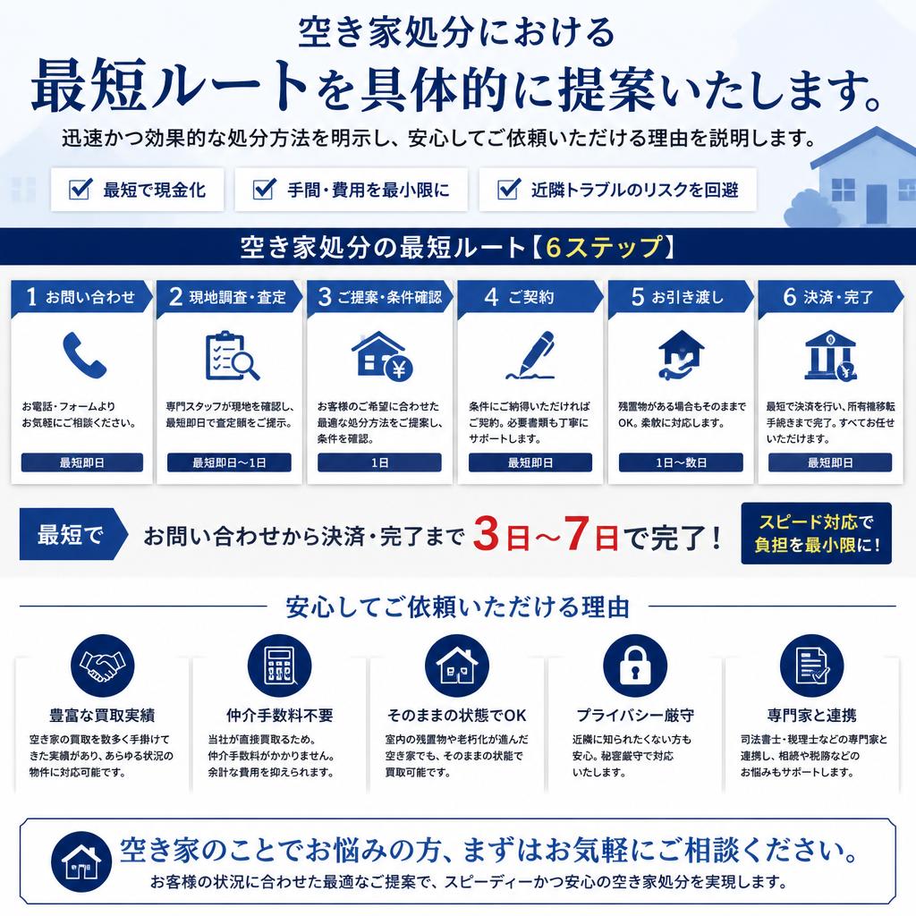 2. MIRISEのご提案｜最短ルートの処分方法