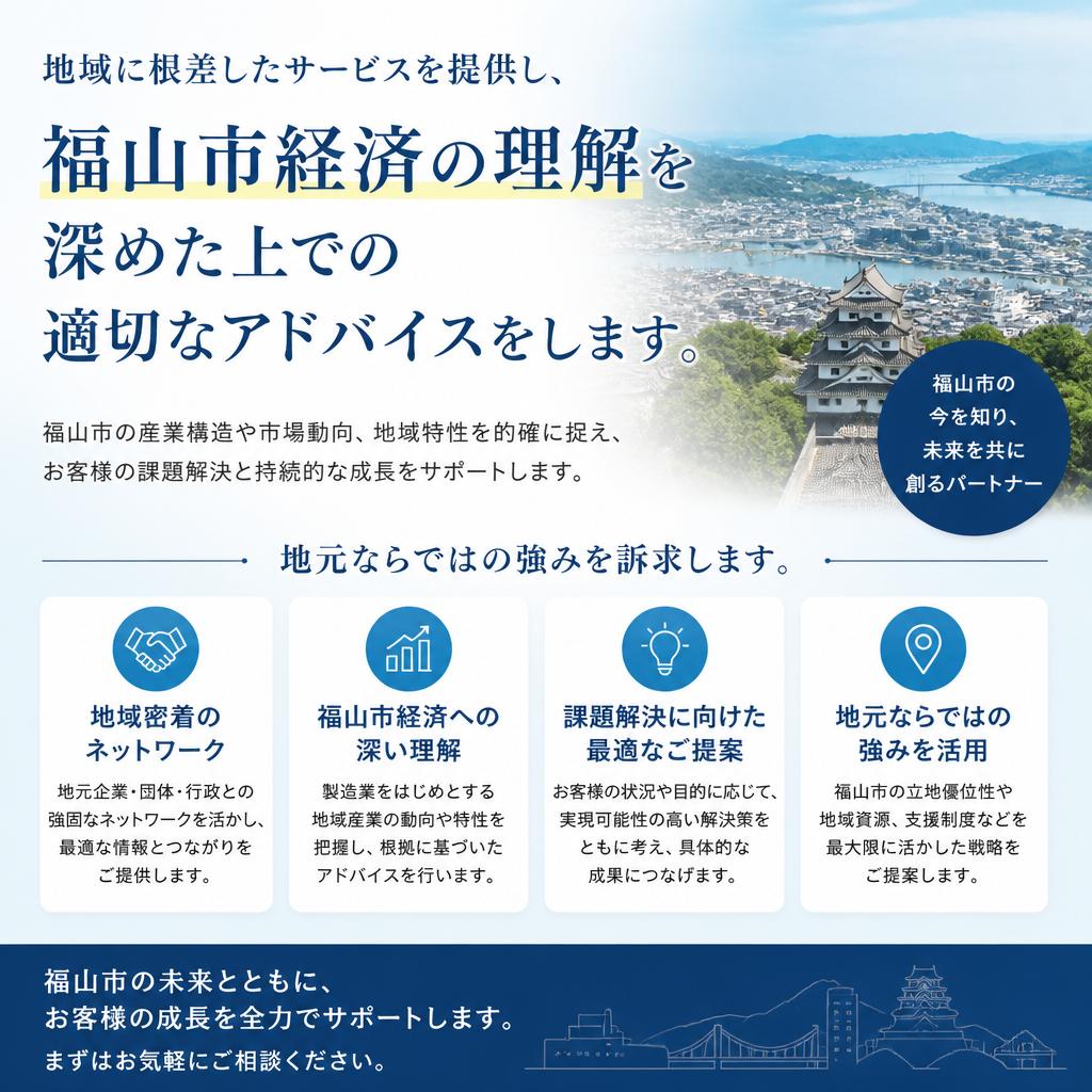 5. 地域密着のサポート｜福山市に特化したサービス