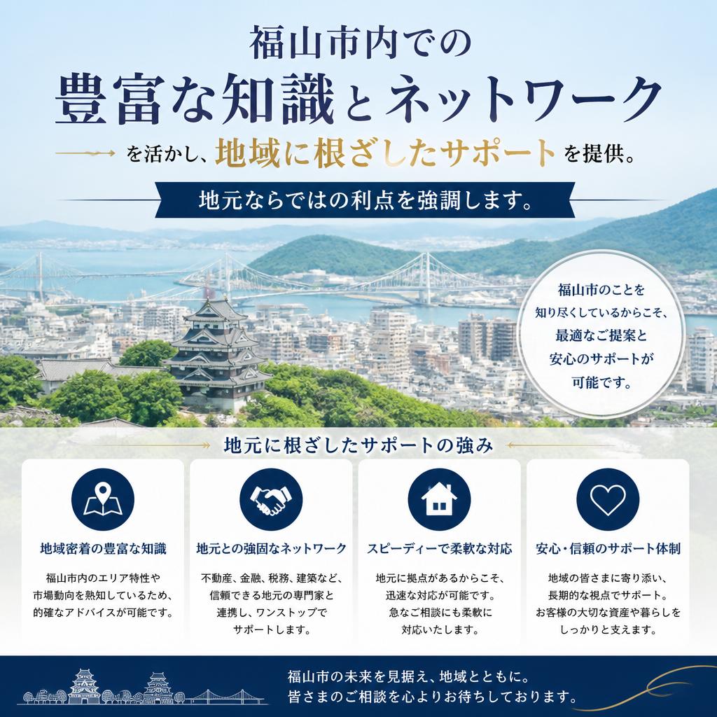 地域に密着した安心サポート