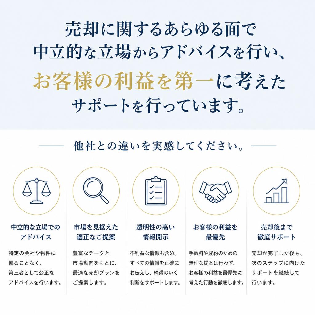 中立な立場でのアドバイス