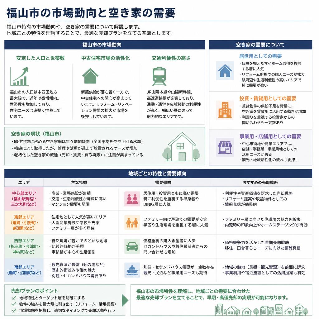 福山市の空き家売却の現状