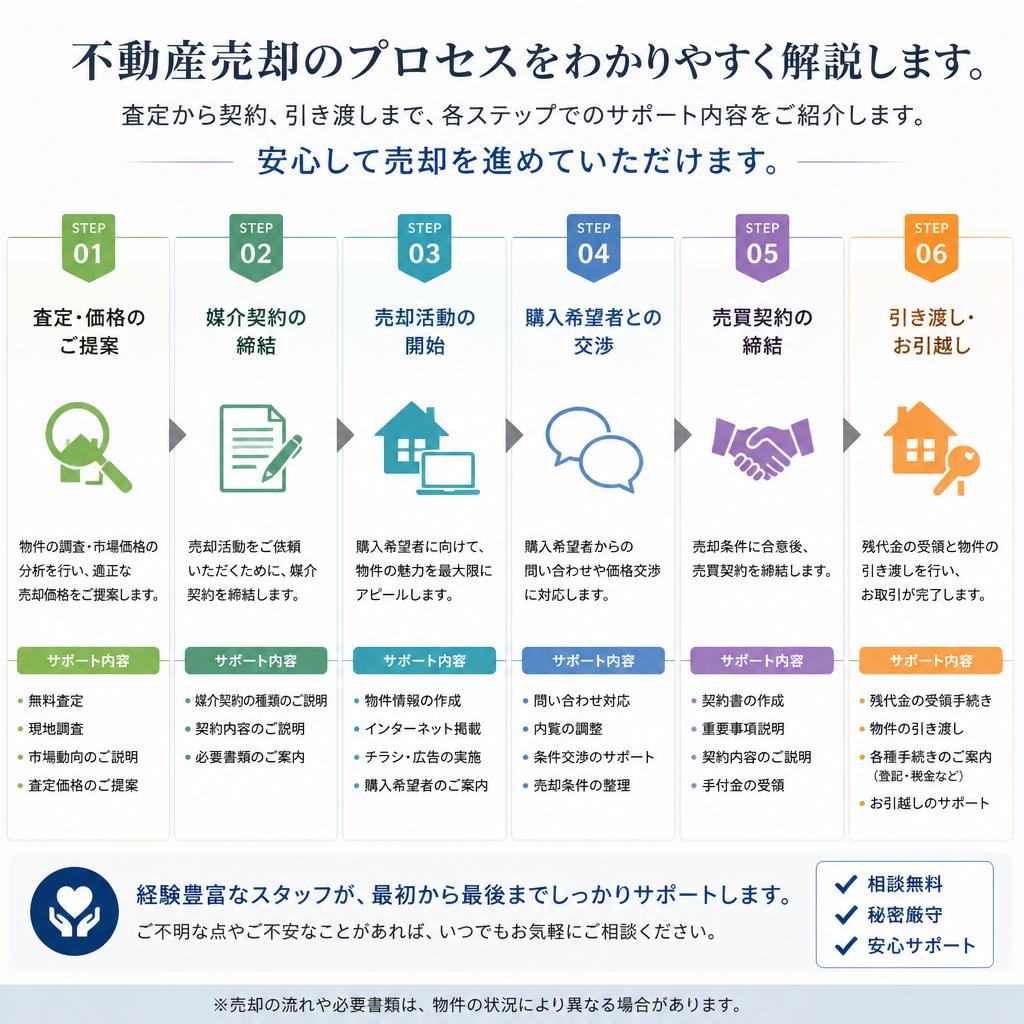 売却の流れ