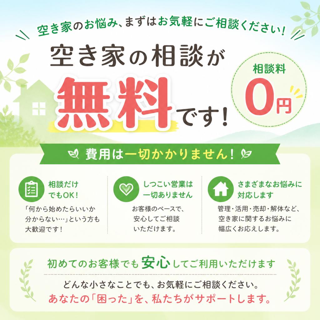相談は0円！気軽にお問合せを