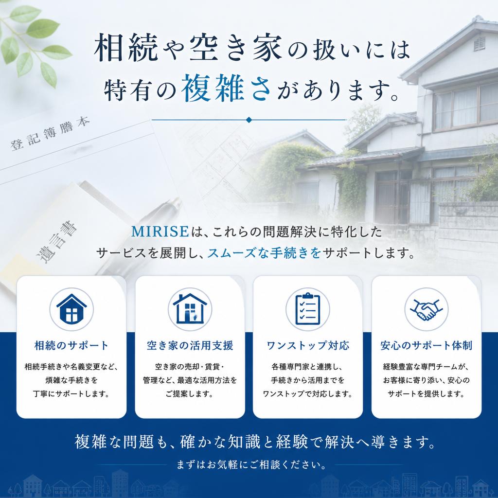 相続・空き家問題の徹底解決