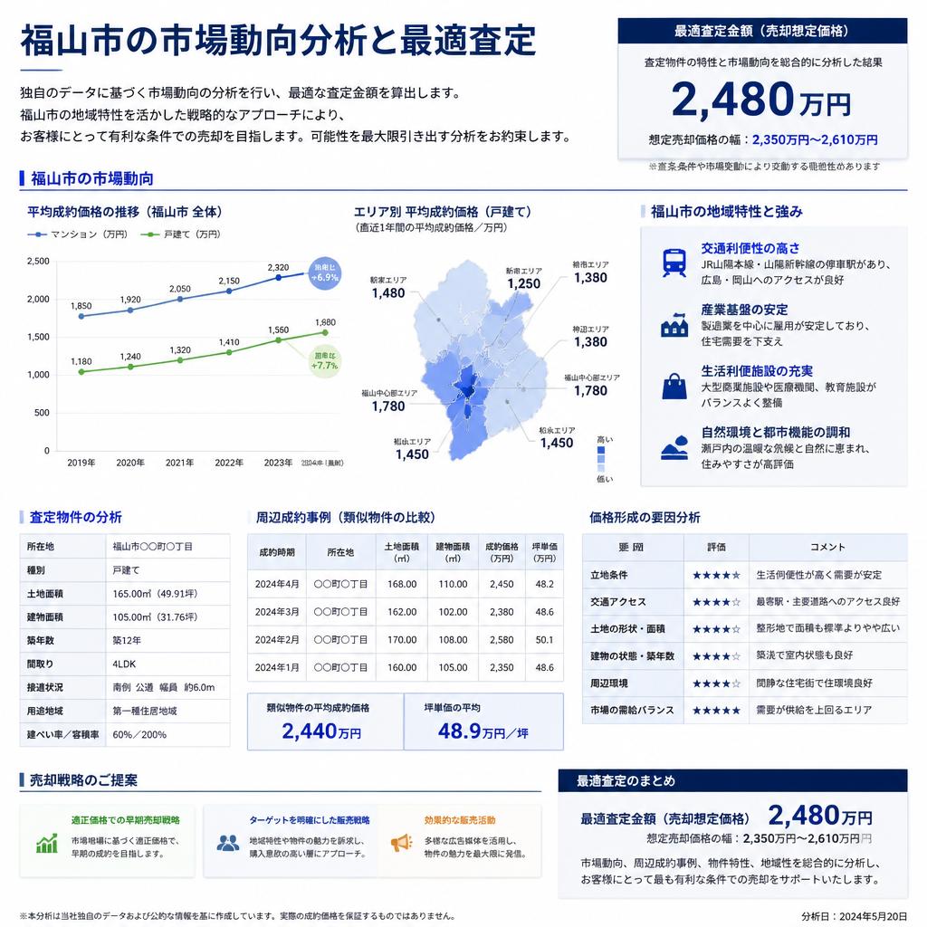 市場動向を活かした査定