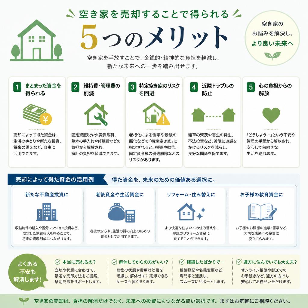 売却のメリットについて