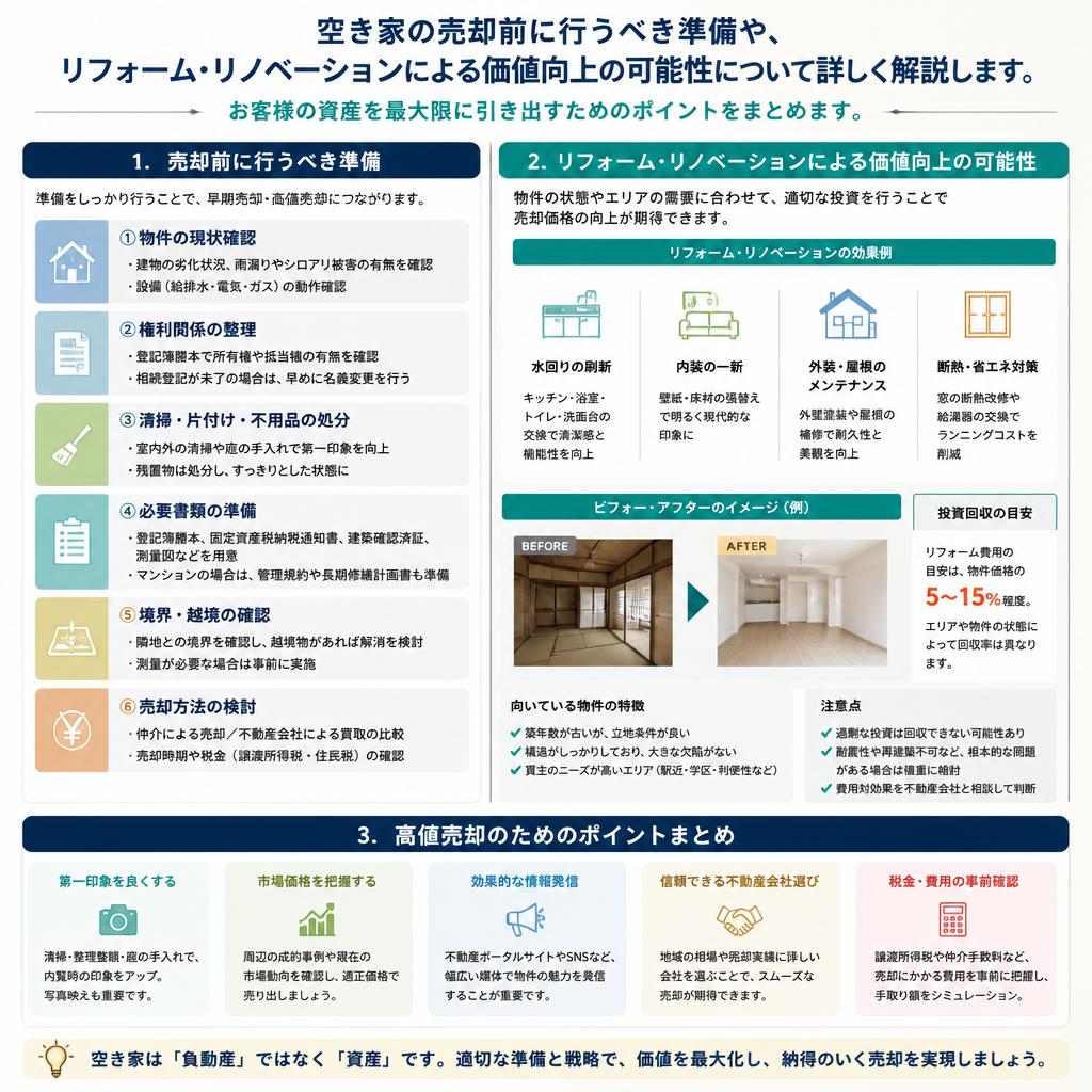 空き家の価値を最大化する方法