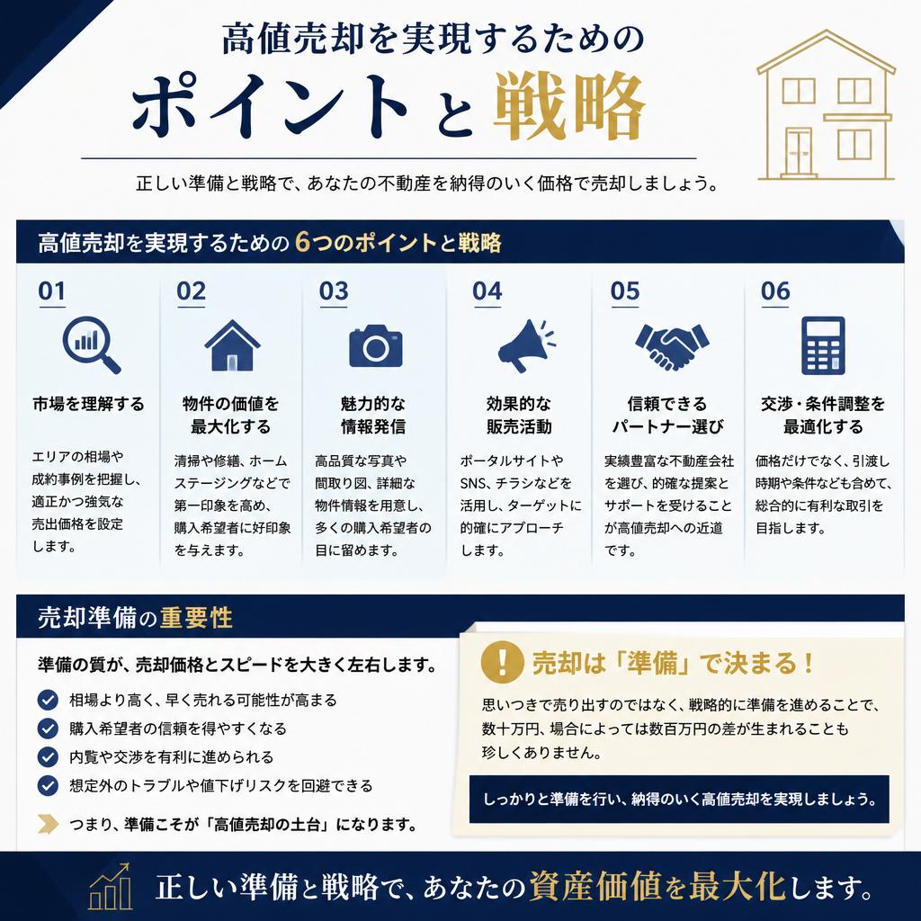 不動産売却を成功させるためのポイント