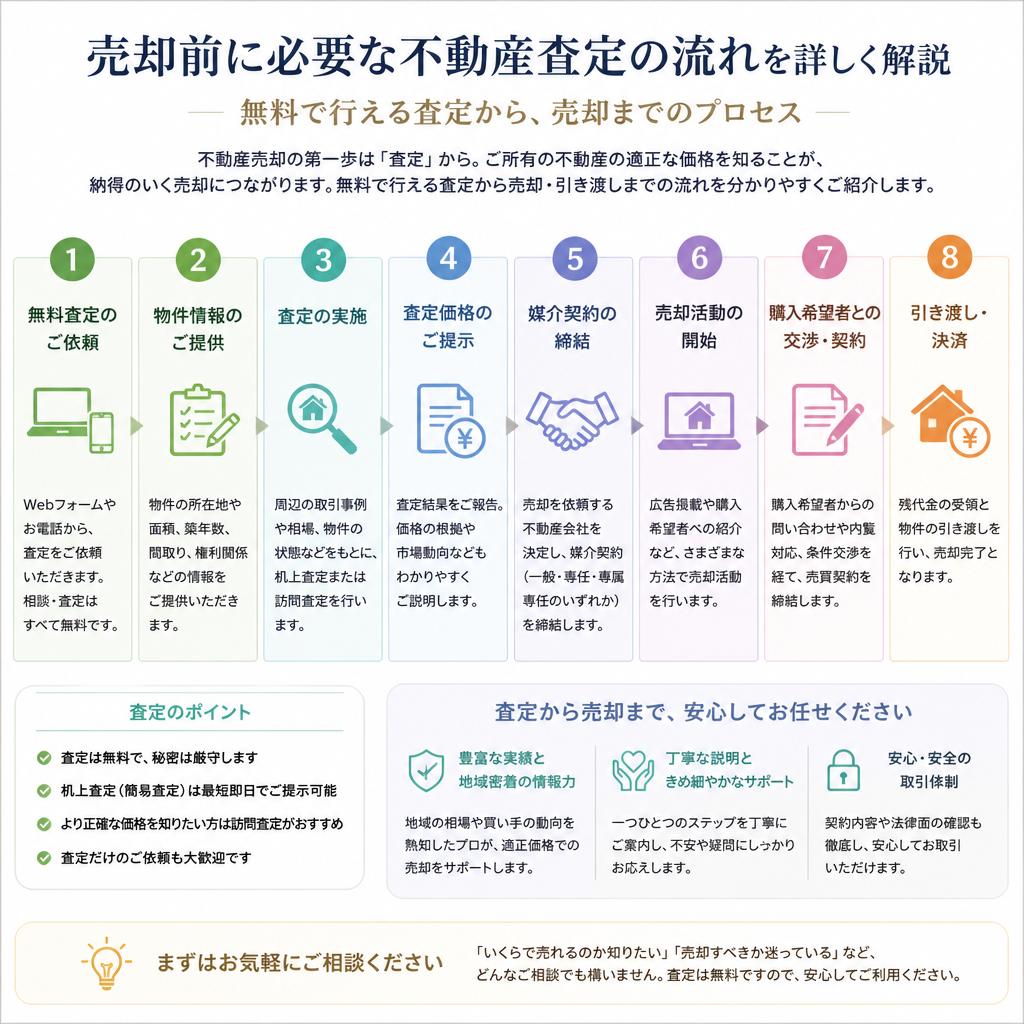 不動産査定の流れ