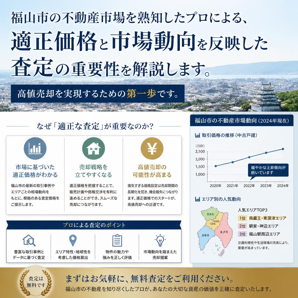 福山市の相場に精通した査定