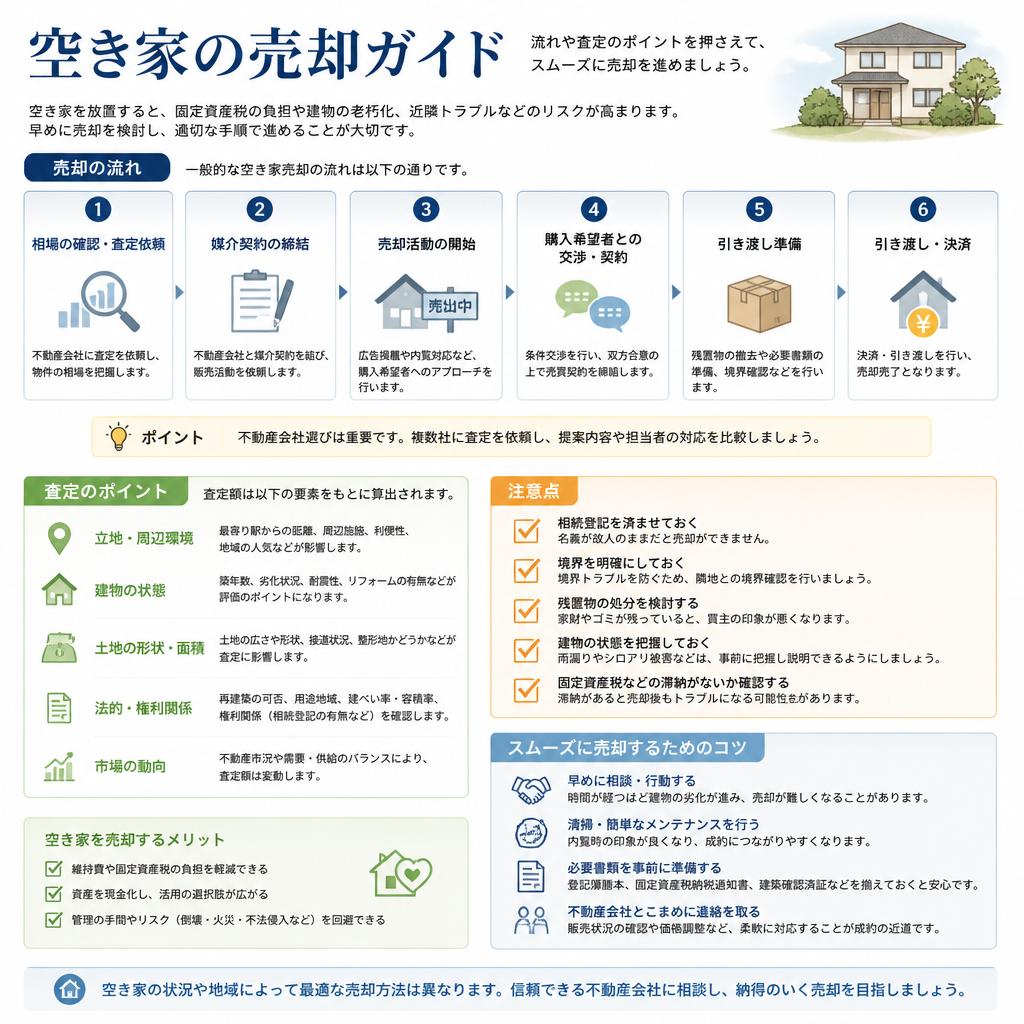 売却の流れと査定のポイント